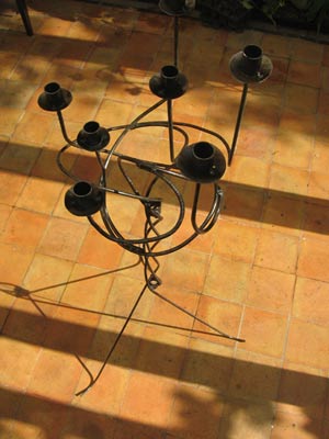 floor standing dining candelabra